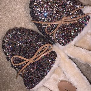 Sparkly slippers